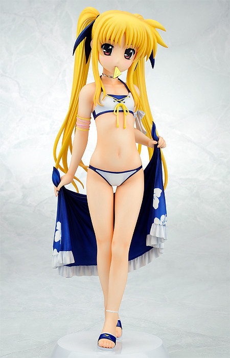 Fate T. Harlaown (Swimsuit), Mahou Shoujo Lyrical Nanoha The Movie 1st, Gift, Pre-Painted, 1/4, 4562200828434